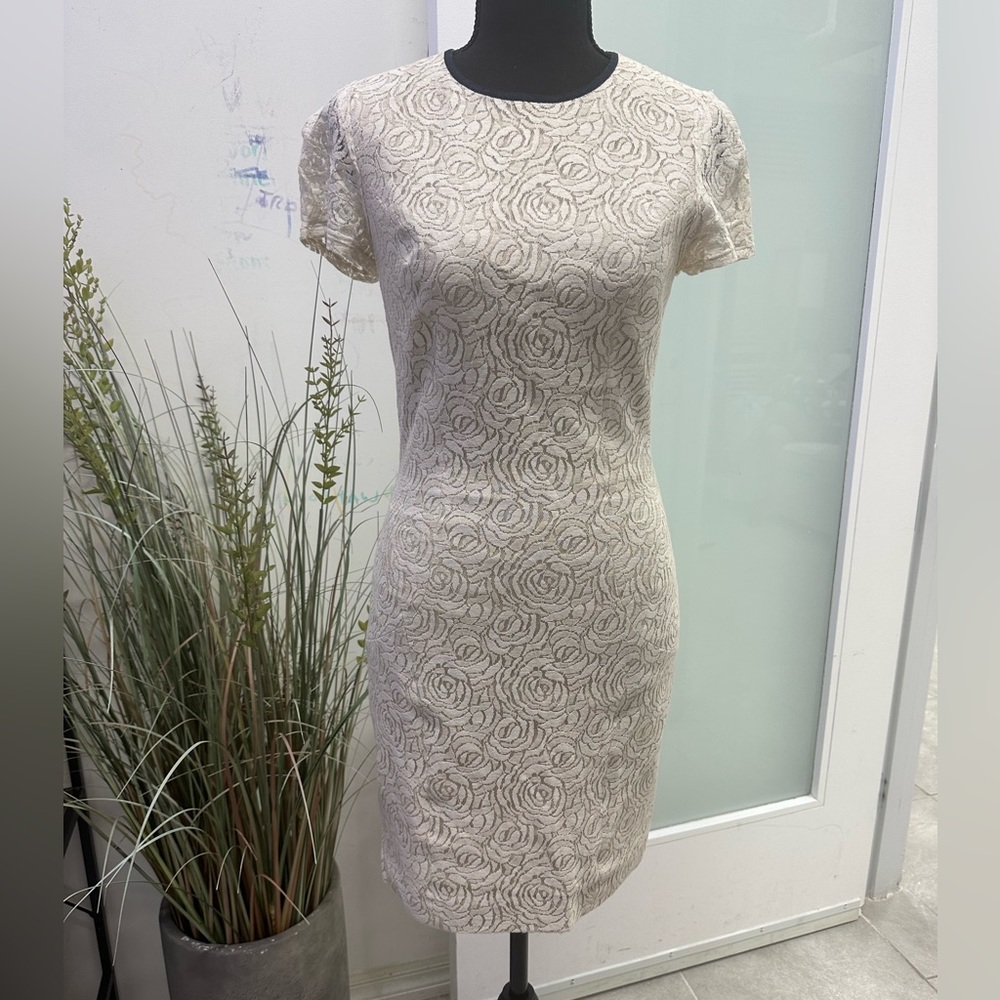 L’Agence Crew Neck Mini Dress